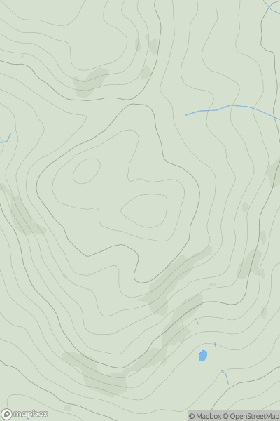 Thumbnail image for Tarn Hill [Lake District S] [SD450919] showing contour plot for surrounding peak